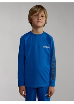 Napapijri Bluzka NP0A4HGQ S Niebieski Regular Fit ze sklepu MODIVO w kategorii T-shirty chłopięce - zdjęcie 168685161