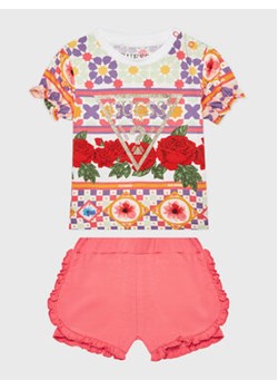 Guess Komplet t-shirt i spodenki A3GG01 K6YW3 Kolorowy Regular Fit ze sklepu MODIVO w kategorii Komplety niemowlęce - zdjęcie 168685332