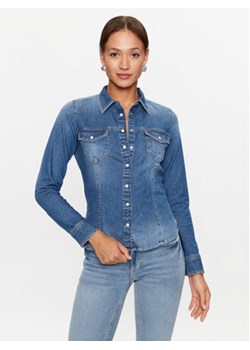 Guess Koszula jeansowa W3YH05 D3YR5 Niebieski Slim Fit ze sklepu MODIVO w kategorii Koszule damskie - zdjęcie 168685433