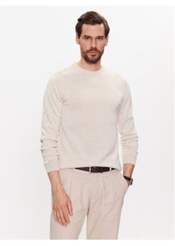 Casual Friday Sweter 20504485 Beżowy Slim Fit ze sklepu MODIVO w kategorii Swetry męskie - zdjęcie 168685600