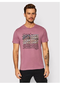 Jack&Jones T-Shirt Swirl 12193665 Różowy Regular Fit ze sklepu MODIVO w kategorii T-shirty męskie - zdjęcie 168685620