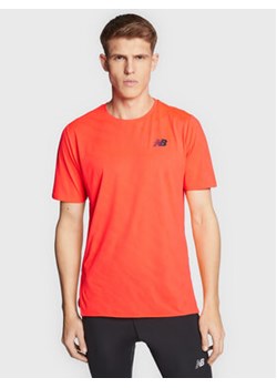 New Balance Koszulka techniczna Speed Jacquard MT23281 Pomarańczowy Athletic Fit ze sklepu MODIVO w kategorii T-shirty męskie - zdjęcie 168685731