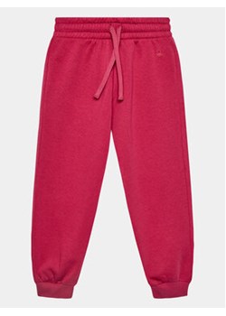United Colors Of Benetton Spodnie dresowe 39M2CF022 Różowy Regular Fit ze sklepu MODIVO w kategorii Spodnie dziewczęce - zdjęcie 168686371