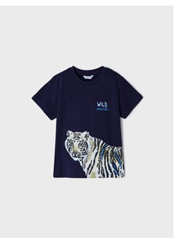 Mayoral T-Shirt 3007 Granatowy Regular Fit ze sklepu MODIVO w kategorii T-shirty chłopięce - zdjęcie 168686412