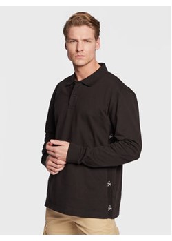 Calvin Klein Jeans Polo J30J322450 Czarny Relaxed Fit ze sklepu MODIVO w kategorii T-shirty męskie - zdjęcie 168686613