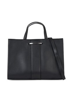 Calvin Klein Torebka Bar Hardware K60K611534 Czarny ze sklepu MODIVO w kategorii Torby Shopper bag - zdjęcie 168686742