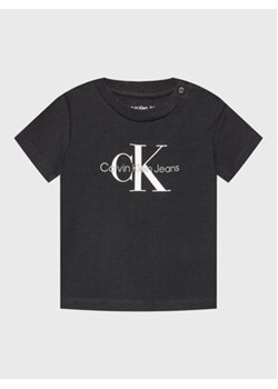 Calvin Klein Jeans T-Shirt Monogram IN0IN00001 Czarny Regular Fit ze sklepu MODIVO w kategorii T-shirty chłopięce - zdjęcie 168686834