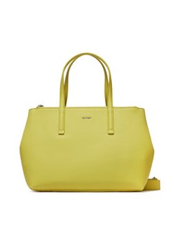 Calvin Klein Torebka Ck Must Tote Md K60K611441 Żółty ze sklepu MODIVO w kategorii Torby Shopper bag - zdjęcie 168686943