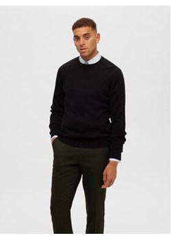 Selected Homme Sweter 16090606 Czarny Regular Fit ze sklepu MODIVO w kategorii Swetry męskie - zdjęcie 168686984
