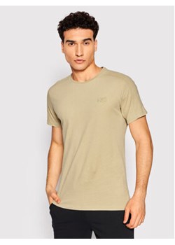 4F T-Shirt R4L21-TSM901 Beżowy Regular Fit ze sklepu MODIVO w kategorii T-shirty męskie - zdjęcie 168687782