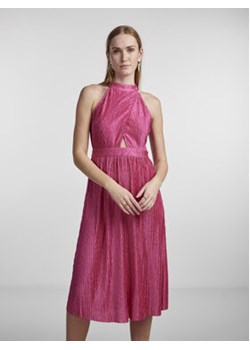 YAS Sukienka 26029815 Fioletowy Regular Fit ze sklepu MODIVO w kategorii Sukienki - zdjęcie 168688260