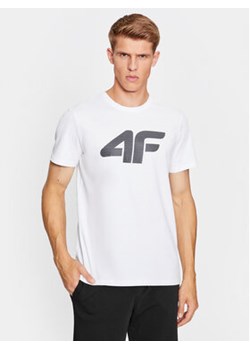 4F T-Shirt 4FAW23TTSHM0877 Biały Regular Fit ze sklepu MODIVO w kategorii T-shirty męskie - zdjęcie 168688414