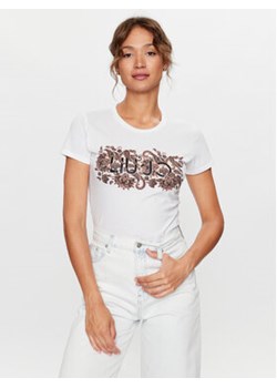 Liu Jo T-Shirt MF3382 JS923 Biały Regular Fit ze sklepu MODIVO w kategorii Bluzki damskie - zdjęcie 168688530