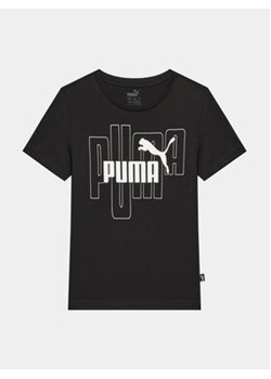 Puma T-Shirt Graphics No.1 Logo 676823 Czarny Regular Fit ze sklepu MODIVO w kategorii T-shirty chłopięce - zdjęcie 168688552
