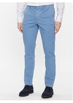 Boss Chinosy Kaito1 50487966 Niebieski Slim Fit ze sklepu MODIVO w kategorii Spodnie męskie - zdjęcie 168688584