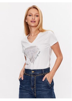 Liu Jo T-Shirt WF3080 JS923 Biały Regular Fit ze sklepu MODIVO w kategorii Bluzki damskie - zdjęcie 168688763