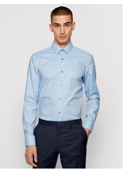 Boss Koszula Isko 50449900 Niebieski Slim Fit ze sklepu MODIVO w kategorii Koszule męskie - zdjęcie 168690174