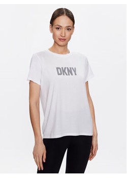 DKNY Sport T-Shirt DP2T6749 Biały Classic Fit ze sklepu MODIVO w kategorii Bluzki damskie - zdjęcie 168690760