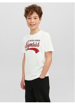 Jack&Jones Junior T-Shirt 12237367 Biały Regular Fit ze sklepu MODIVO w kategorii T-shirty chłopięce - zdjęcie 168691060