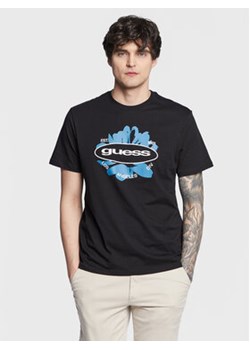 Guess T-Shirt Logo M3GI61 K9RM1 Czarny Slim Fit ze sklepu MODIVO w kategorii T-shirty męskie - zdjęcie 168691270