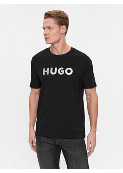 Hugo T-Shirt Dulivio 50506996 Czarny Regular Fit ze sklepu MODIVO w kategorii T-shirty męskie - zdjęcie 168691980