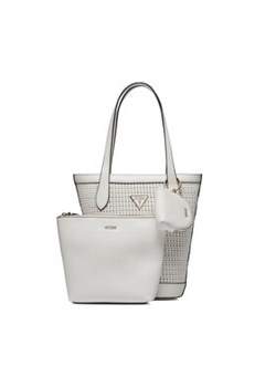 Guess Torebka Emelda (WG) HWWG92 04220 Biały ze sklepu MODIVO w kategorii Torby Shopper bag - zdjęcie 168692120
