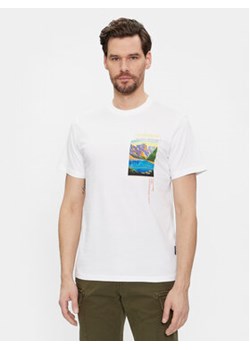 Napapijri T-Shirt S-Canada NP0A4HQM Biały Regular Fit ze sklepu MODIVO w kategorii T-shirty męskie - zdjęcie 168692390