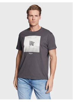 Pepe Jeans T-Shirt Alfred PM508649 Szary Regular Fit ze sklepu MODIVO w kategorii T-shirty męskie - zdjęcie 168692661