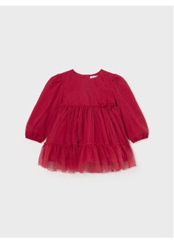 Mayoral Sukienka elegancka 2.971 Czerwony Regular Fit ze sklepu MODIVO w kategorii Sukienki niemowlęce - zdjęcie 168692662