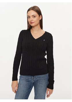 Polo Ralph Lauren Sweter 211891641010 Czarny Regular Fit ze sklepu MODIVO w kategorii Swetry damskie - zdjęcie 168692712
