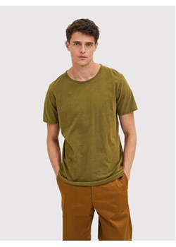 Selected Homme T-Shirt Morgan 16071775 Zielony Regular Fit ze sklepu MODIVO w kategorii T-shirty męskie - zdjęcie 168692773