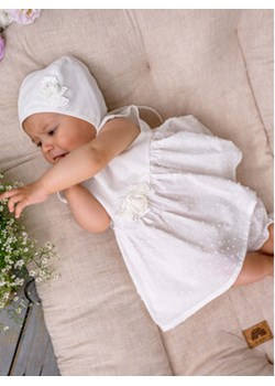 Jamiks Sukienka elegancka Betsy JLF051 Beżowy Regular Fit ze sklepu MODIVO w kategorii Ubranka do chrztu - zdjęcie 168693051