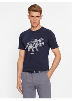 Boss T-Shirt Terassic 50510376 Granatowy Regular Fit ze sklepu MODIVO w kategorii T-shirty męskie - zdjęcie 168693052