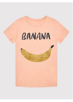 NAME IT T-Shirt 13200156 Pomarańczowy Regular Fit ze sklepu MODIVO w kategorii Bluzki dziewczęce - zdjęcie 168693073