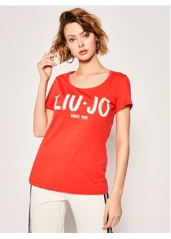 Liu Jo T-Shirt FA0280 J5703 Czerwony Regular Fit ze sklepu MODIVO w kategorii Bluzki damskie - zdjęcie 168693354