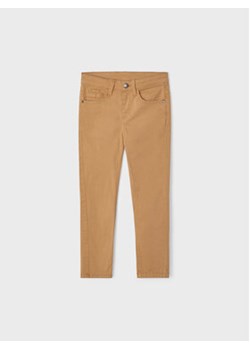 Mayoral Spodnie materiałowe 509 Beżowy Regular Fit ze sklepu MODIVO w kategorii Spodnie dziewczęce - zdjęcie 168693371