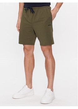 Boss Szorty piżamowe Mix&Match 50515314 Zielony Regular Fit ze sklepu MODIVO w kategorii Piżamy męskie - zdjęcie 168693552