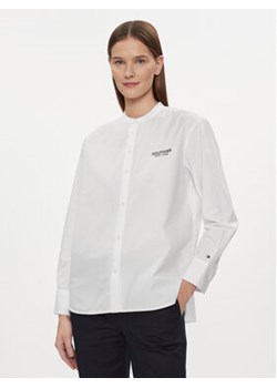 Tommy Hilfiger Koszula Monotype WW0WW41150 Biały Relaxed Fit ze sklepu MODIVO w kategorii Koszule damskie - zdjęcie 168693650