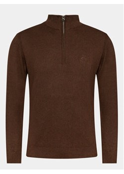 INDICODE Sweter Liliamos 35-698 Brązowy Regular Fit ze sklepu MODIVO w kategorii Swetry męskie - zdjęcie 168693782