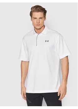 Under Armour Polo UA Tech 1290140 Biały Regular Fit ze sklepu MODIVO w kategorii T-shirty męskie - zdjęcie 168693934