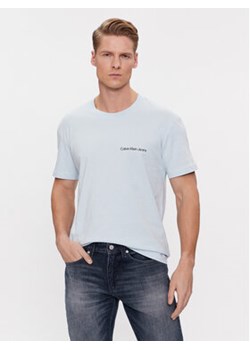 Calvin Klein Jeans T-Shirt Institutional J30J324671 Niebieski Regular Fit ze sklepu MODIVO w kategorii T-shirty męskie - zdjęcie 168693991