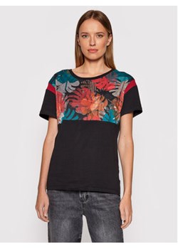 Roxy T-Shirt When We Dance ERJZT05243 Czarny Regular Fit ze sklepu MODIVO w kategorii Bluzki damskie - zdjęcie 168694633
