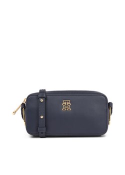 Tommy Hilfiger Torebka Th Timeless Camera Bag AW0AW15245 Granatowy ze sklepu MODIVO w kategorii Listonoszki - zdjęcie 168694751