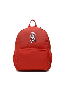 Tommy Hilfiger Plecak Tommy Logo Backpack AU0AU01551 Czerwony ze sklepu MODIVO w kategorii Plecaki dla dzieci - zdjęcie 168695884