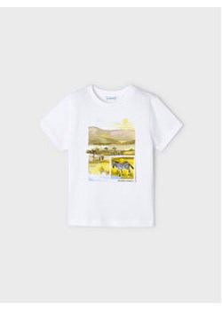 Mayoral T-Shirt 3010 Biały Regular Fit ze sklepu MODIVO w kategorii T-shirty chłopięce - zdjęcie 168695891