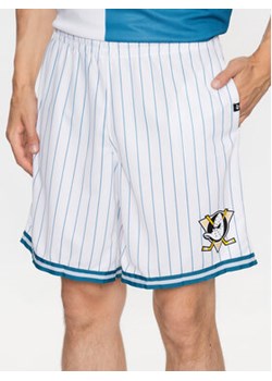 47 Brand Szorty sportowe Anaheim Ducks Pinstriped 47 Grafton Shorts Biały Regular Fit ze sklepu MODIVO w kategorii Spodenki męskie - zdjęcie 168695950