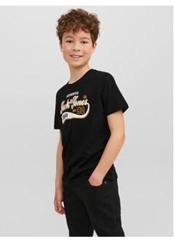 Jack&Jones Junior T-Shirt 12237367 Czarny Regular Fit ze sklepu MODIVO w kategorii T-shirty chłopięce - zdjęcie 168695963