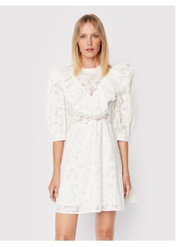 Custommade Sukienka codzienna Lysandra 999370418 Biały Regular Fit ze sklepu MODIVO w kategorii Sukienki - zdjęcie 168696500