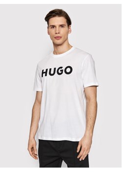 Hugo T-Shirt Dulivio 50467556 Biały Regular Fit ze sklepu MODIVO w kategorii T-shirty męskie - zdjęcie 168696663