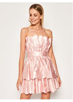 Pinko Sukienka koktajlowa Vinegar 20201 PBK2 1B14AH Y669 Różowy Regular Fit ze sklepu MODIVO w kategorii Sukienki - zdjęcie 168696812